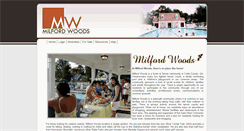 Desktop Screenshot of milfordwoods.com